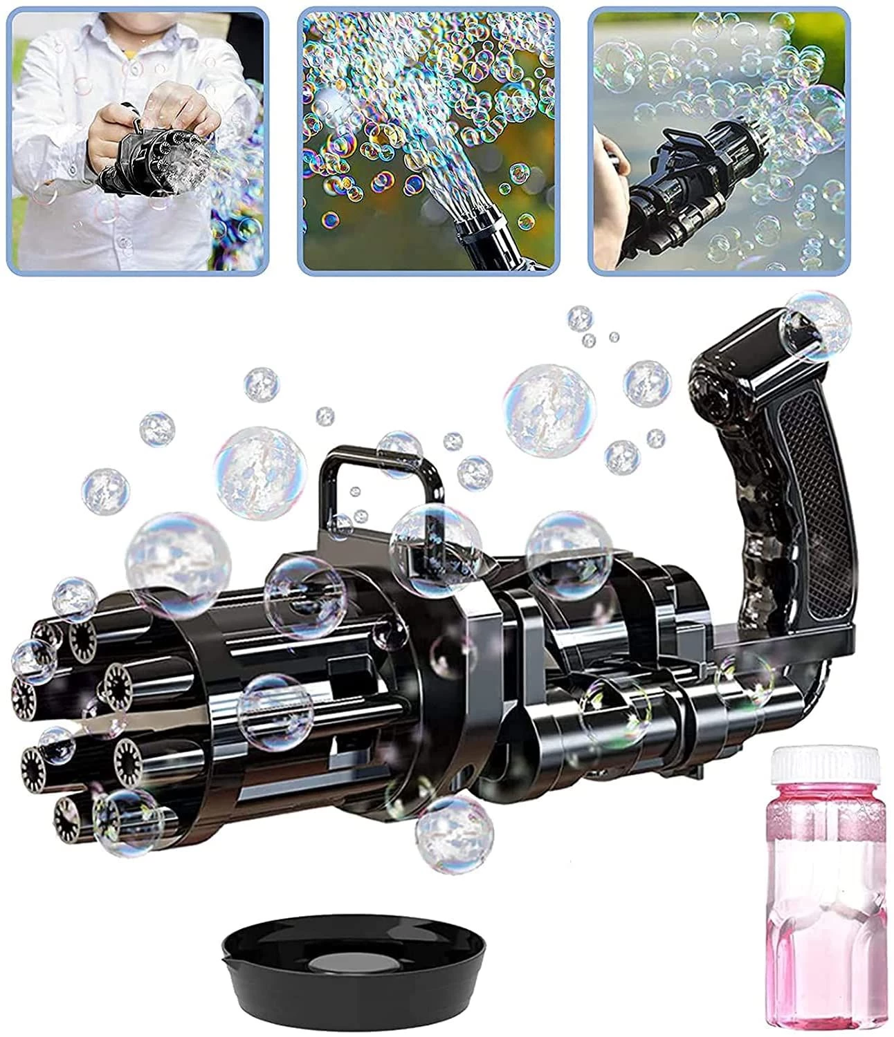 Gatling Bubble Machine + Bubble Water