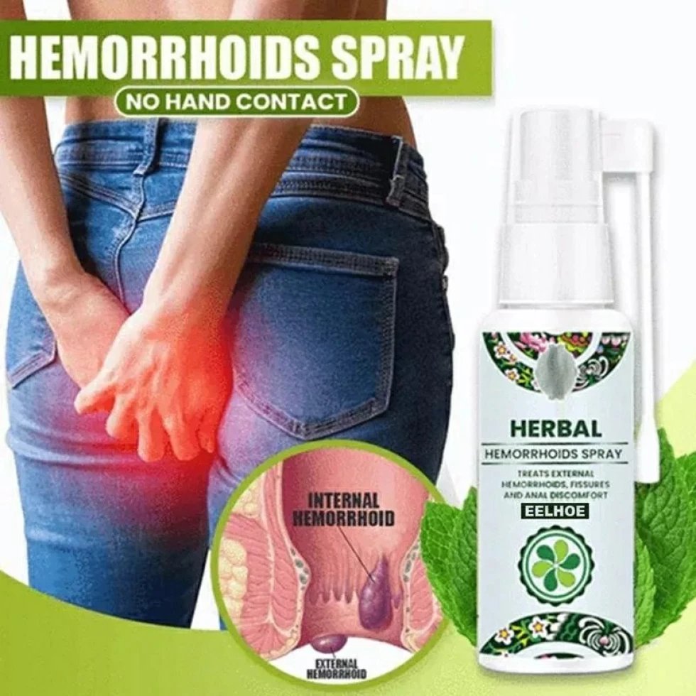 Natural Herbal Hemorrhoids Spray E Shopway