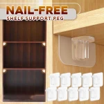 (10Pcs 580 Taka) Nail-free Shelf Support Peg Set