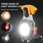 Multifunction Keychain Flashlight With Lighter