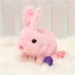 1Pcs- Electronic Rabbit Toy Easter Bunnies Can Walk and Talk