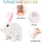 1Pcs- Electronic Rabbit Toy Easter Bunnies Can Walk and Talk