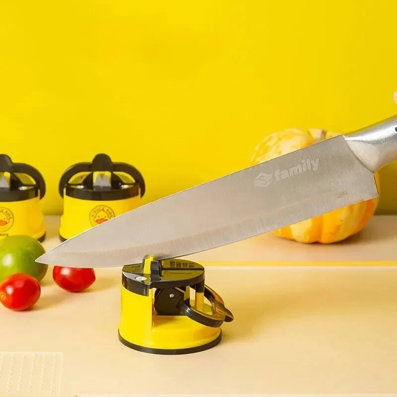 Mini Little Yellow Duck Sucker Knife Sharpener